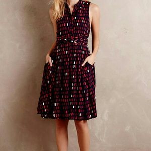 Anthropologie printed dress